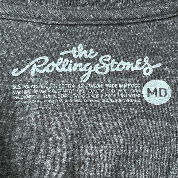 The Rolling Stones Skater Gray Men’s Short Sleeve T-shirt Size M Unisex - Picture 2 of 3